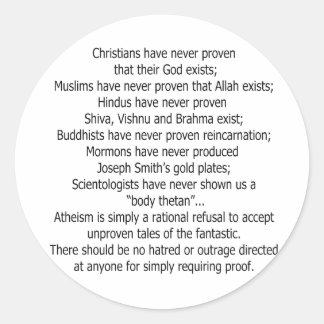 Atheist Stickers