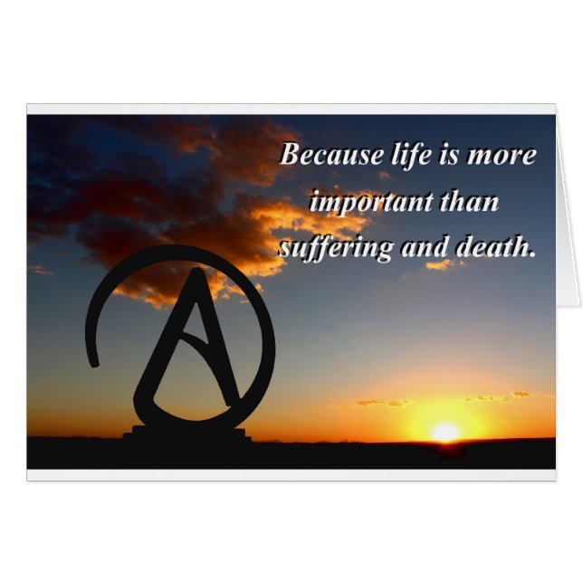 Atheist Sunset (Front Horizontal)