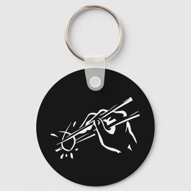 Atheist  Sushi! (ichthys) Keychain (Front)