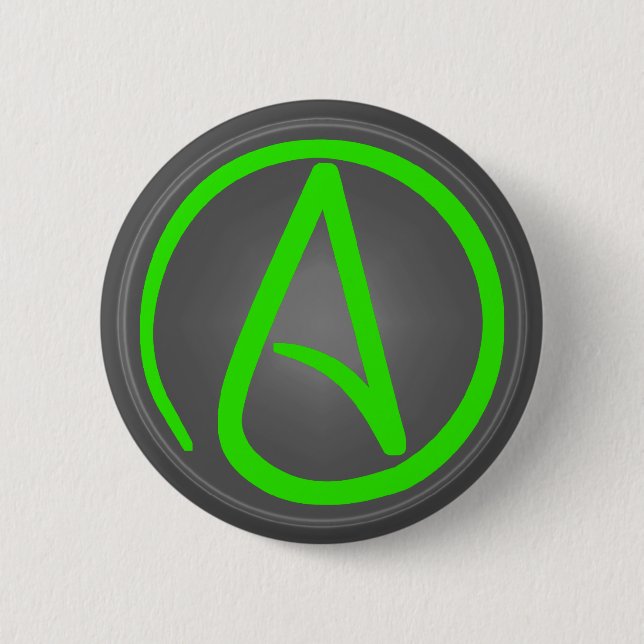 Atheist Symbol button (Front)