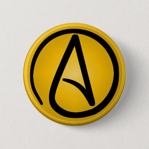 Atheist Symbol button