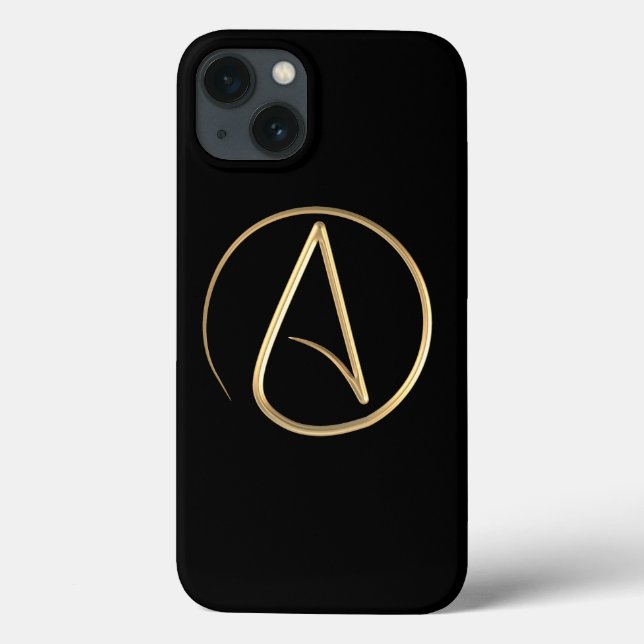 Atheist Symbol Case-Mate iPhone Case (Back)