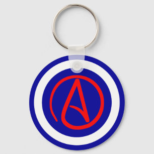 Atheist Symbol keychain