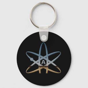 Atheist symbol Keychain