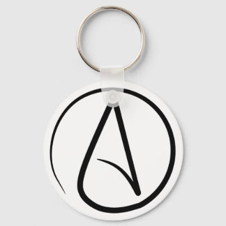 Atheist Symbol Keychain