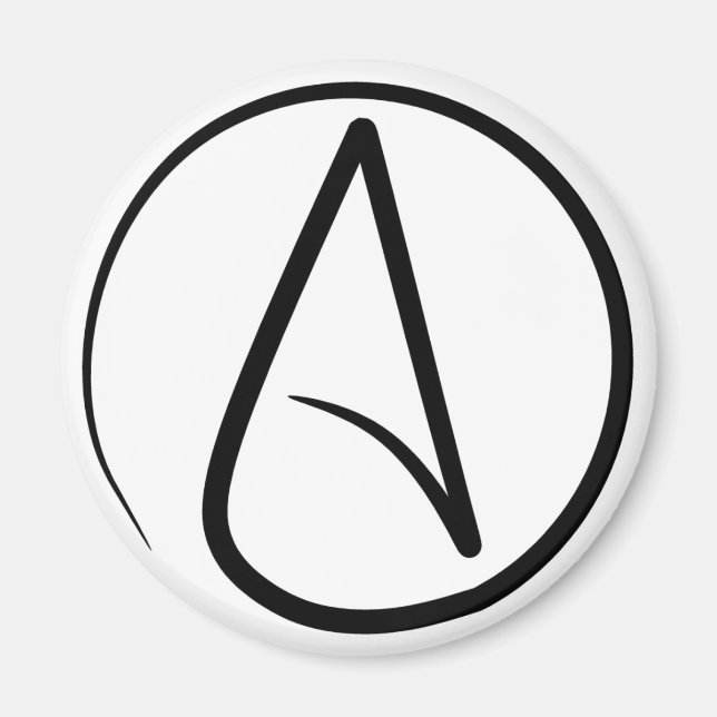 Atheist Symbol Magnet (Front)