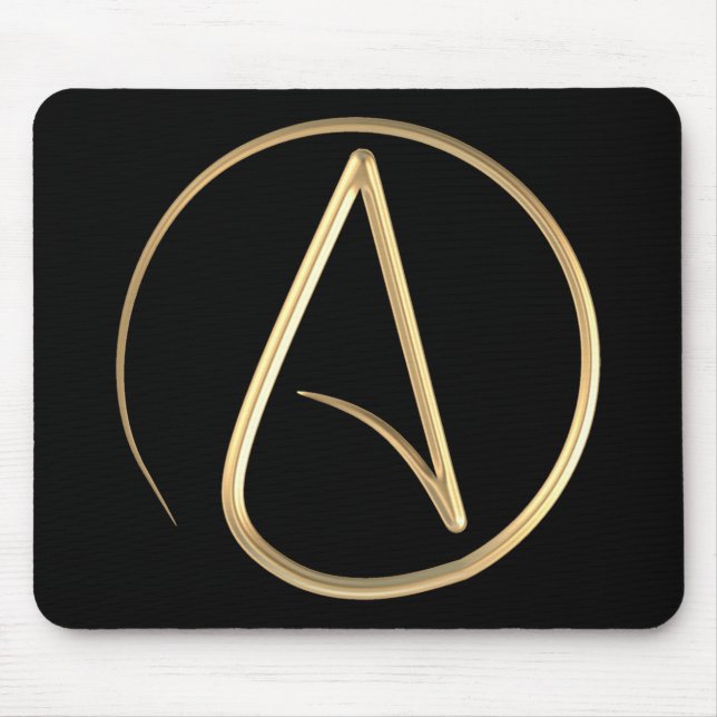 Atheist Symbol Mouse Pad (Front)