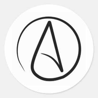 Atheist Symbol Stickers