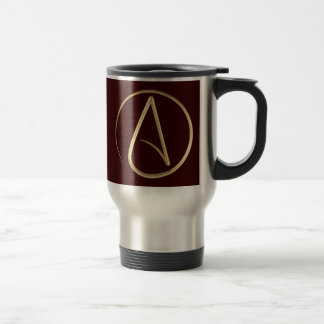 Atheist Symbol Travel Mug