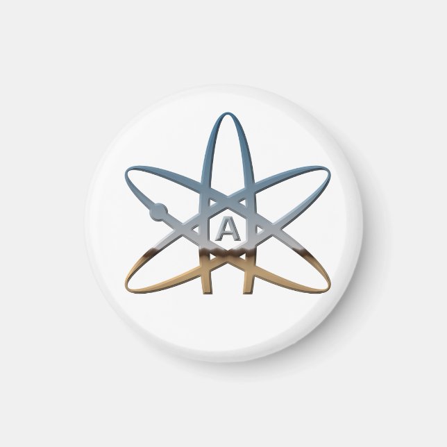 Atheist Symbole aimant (Devant)