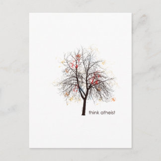 Atheist Tree Postcard