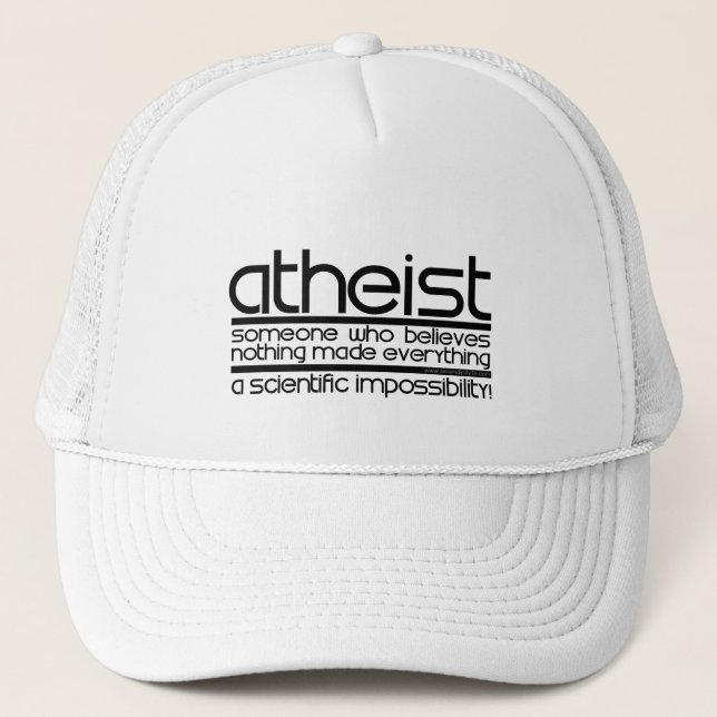 Atheist Trucker Hat (Front)
