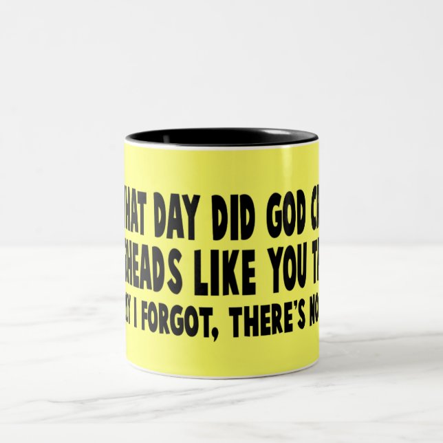 Atheist Two-Tone Coffee Mug (Center)