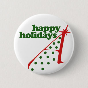 Atheist Xmas Tree 2 Inch Round Button