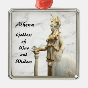 Athena 2 metal ornament
