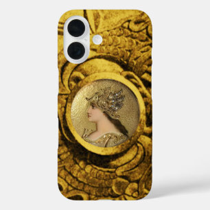 ATHENA AND FIGHTING GRYPHONS iPhone 16 CASE