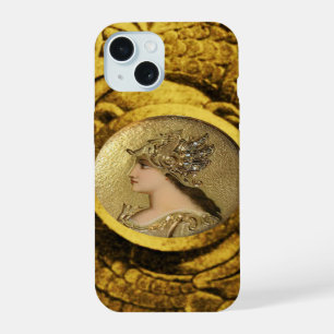 ATHENA AND FIGHTING GRYPHONS iPhone 15 CASE