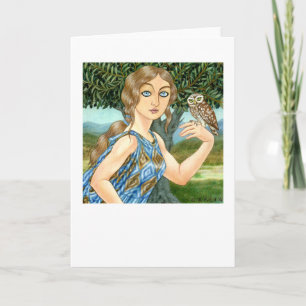 Athena Glaukopis Greeting Card