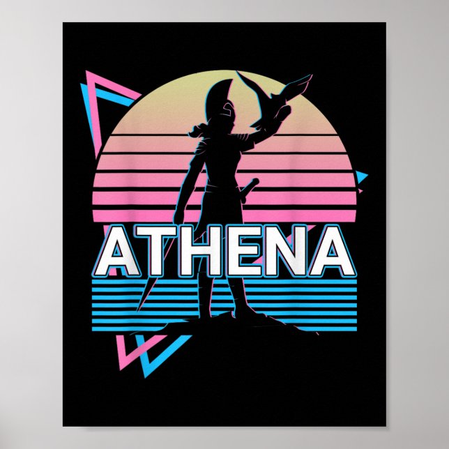 Athena Greek Goddess Of Wisdom And War  Poster (Front)