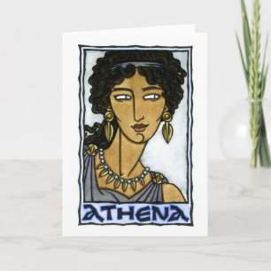 Athena Greeting Card