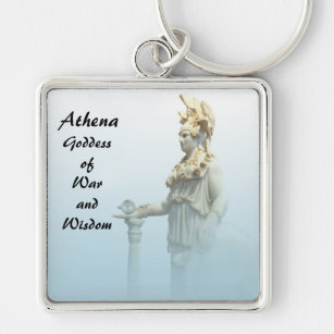 Athena in the Mist Keychain