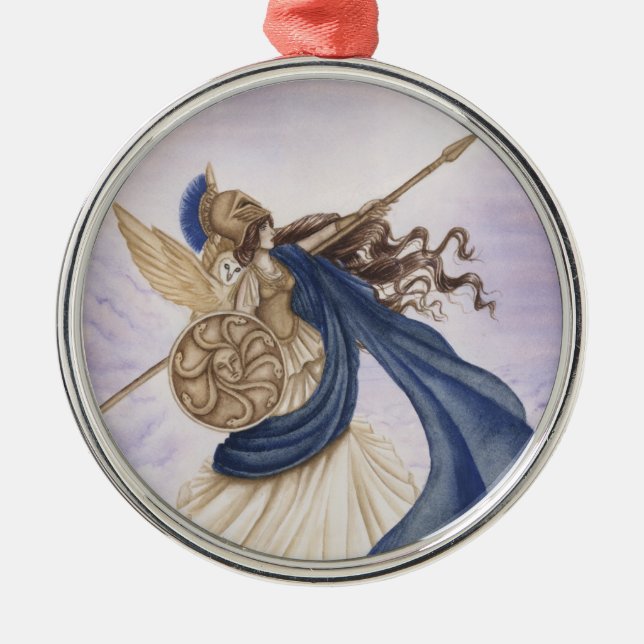 Athena Metal Ornament (Front)