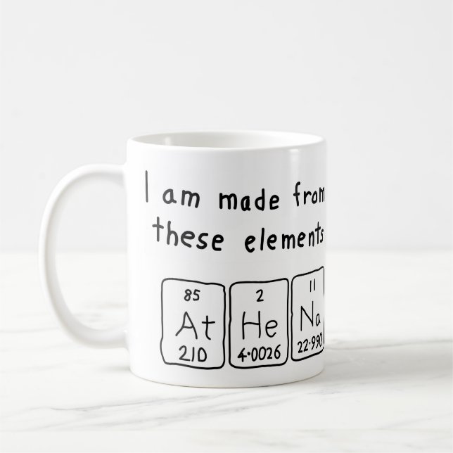Athena nom périodique de la table tasse (Gauche)