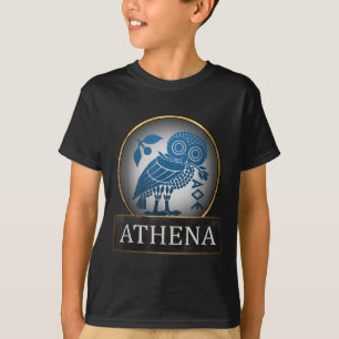 Athena Owl Symbol Of The Greek Goddess Of Wisdom A T-Shirt