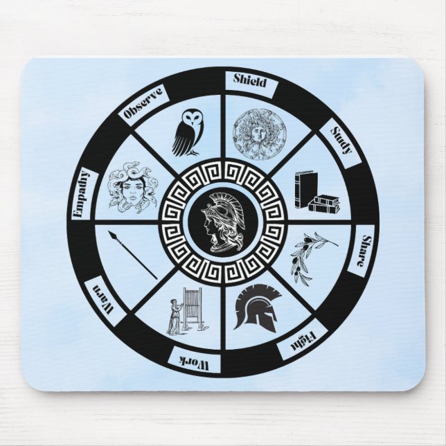 Athena Pendulum Board Mouse Pad (Front)