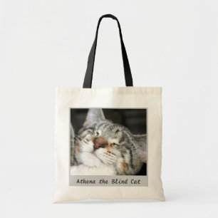 Athena the Blind Cat Tote Bag