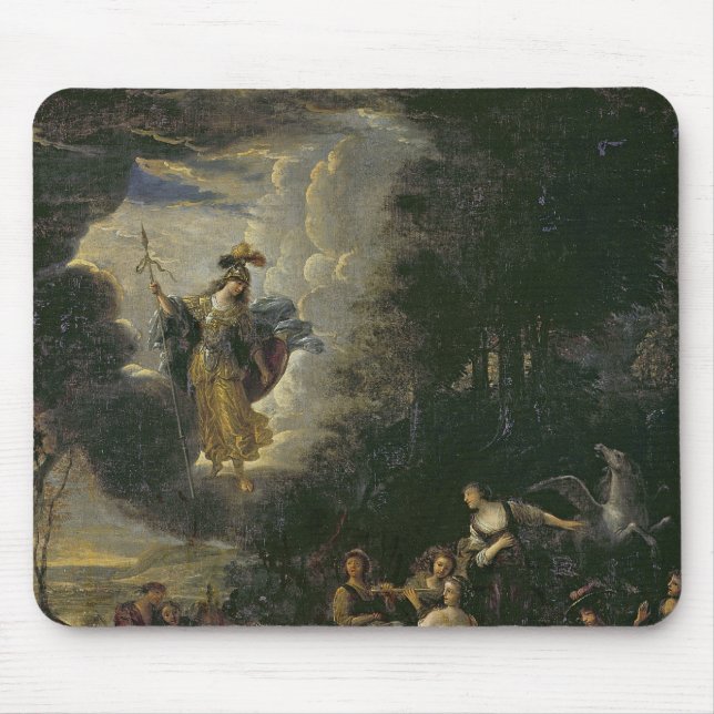 Athena visiting the Muses Mouse Pad (Front)