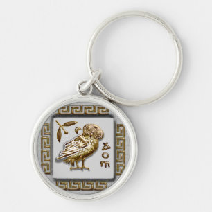 athena's owl keychain