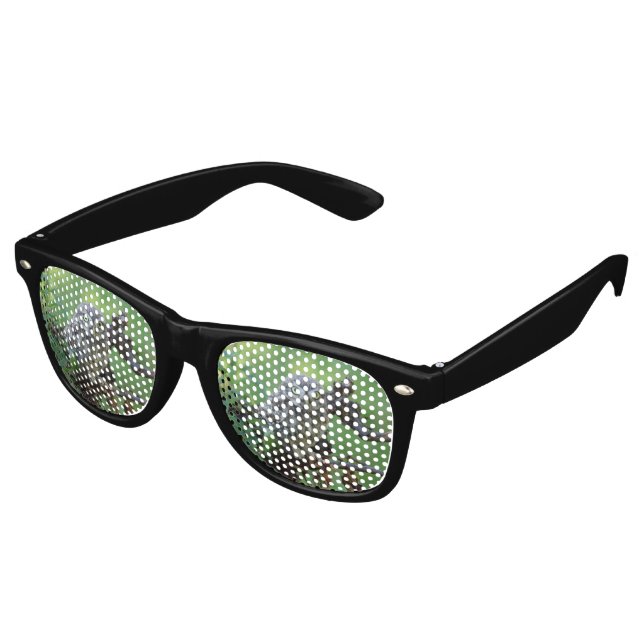 Athene noctua retro sunglasses (Angled)