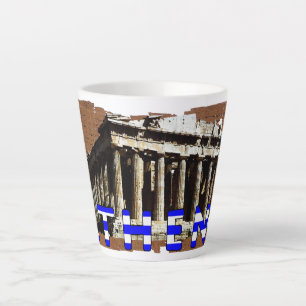 Athènes Grèce Parthénon Latte Mug