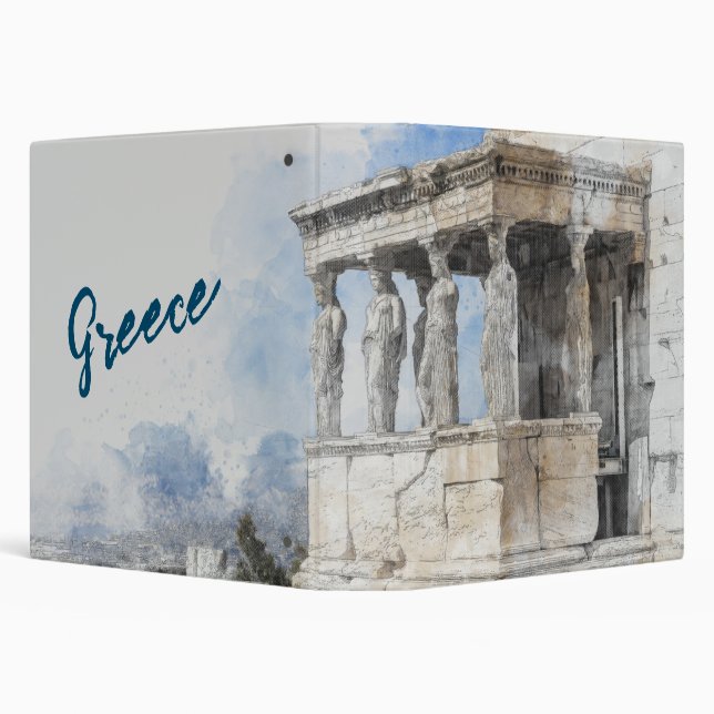 Athènes Grèce Ruines Classeur 3 Anneaux – Sites An (Arrière-plan)
