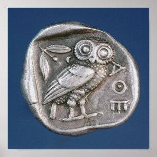 Athenian tetradrachma poster