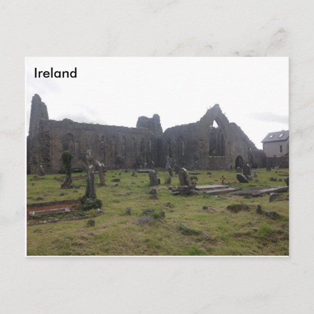 Athenry Dominican Priory. Co Galway, Ireland Postcard (Front)