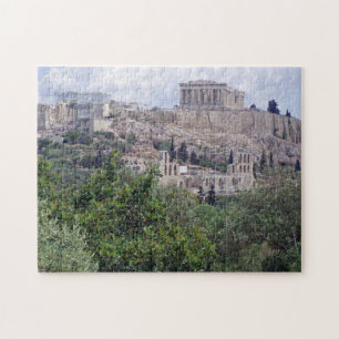 Athens Acropolis panoramic view puzzle