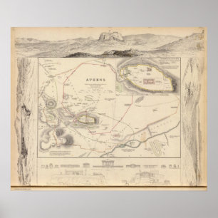 Athens, Acropolis Poster