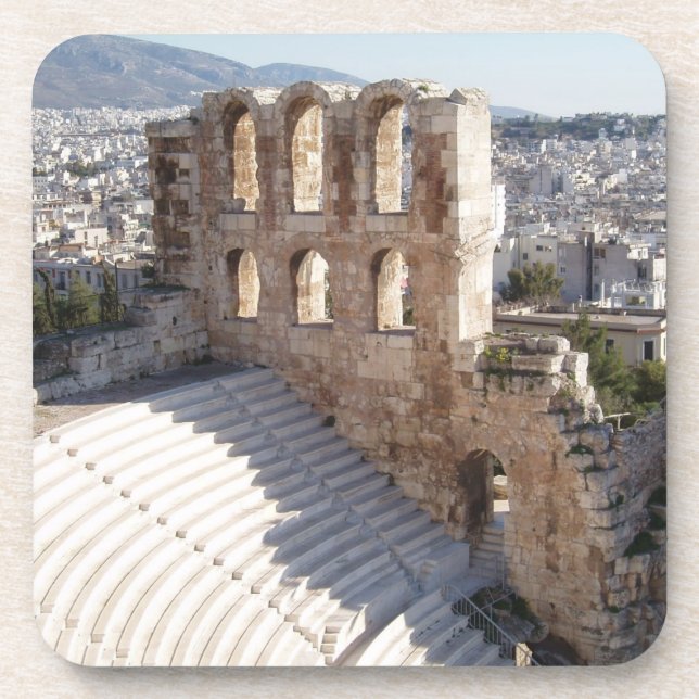 Athens Acropolis Stadium Coasters (Front)