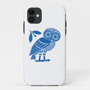 Athens city municipality flag symbol emblem owl bi iPhone 11 case