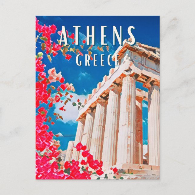 Athens, city of Greek mythology Postcard (Front)