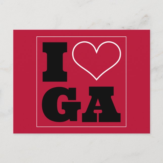 Athens (GA) Tailgate Invitation Postcard (Front)