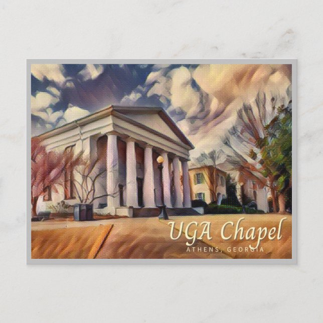 Athens Georgia Carte postale Chapelle GA (Devant)