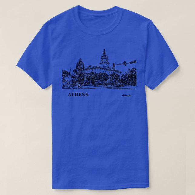 Athens Georgia TShirt 5 (Design Front)
