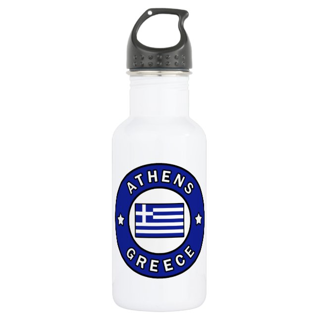 Athens Greece 532 Ml Water Bottle (Front)