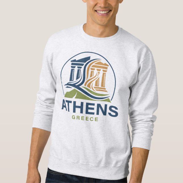 Athens Greece Acropolis Parthenon Sweatshirt (Front)