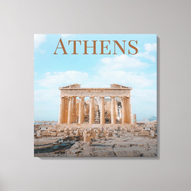 Athens Greece Canvas Print (Front)