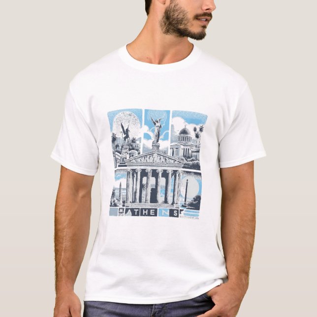 Athens Greece Europe T-Shirt (Front)