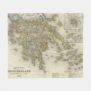 Athens, Greece Fleece Blanket